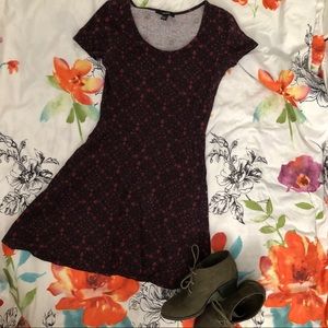 Casual Fit & Flare T Shirt Dress